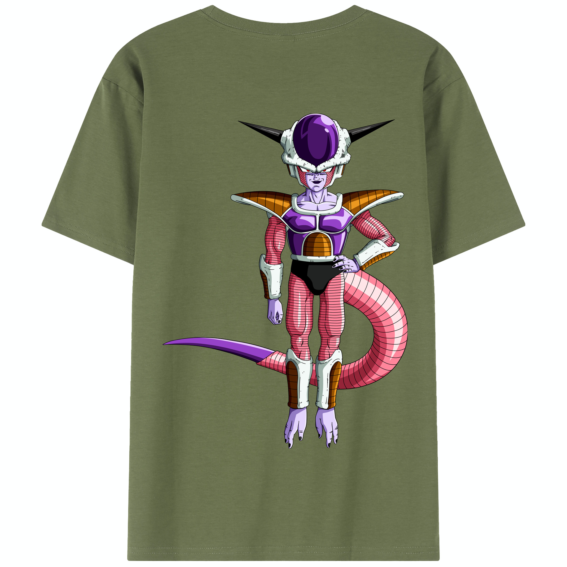 ドラゴンボール フリーザ DRAGON BALL Frieza 綿100％半袖Tシャツ（背面プリント）